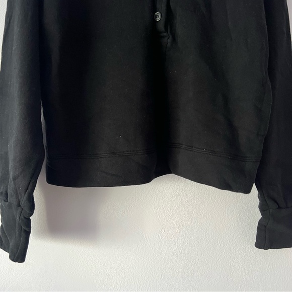 Citizens of Humanity Cora Henley Sweatshirt Black - Picture 4 of 13
